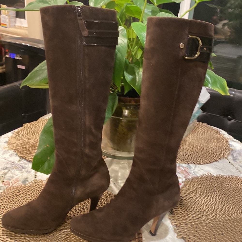 Cole Haan women’s Swede heel boots size 7